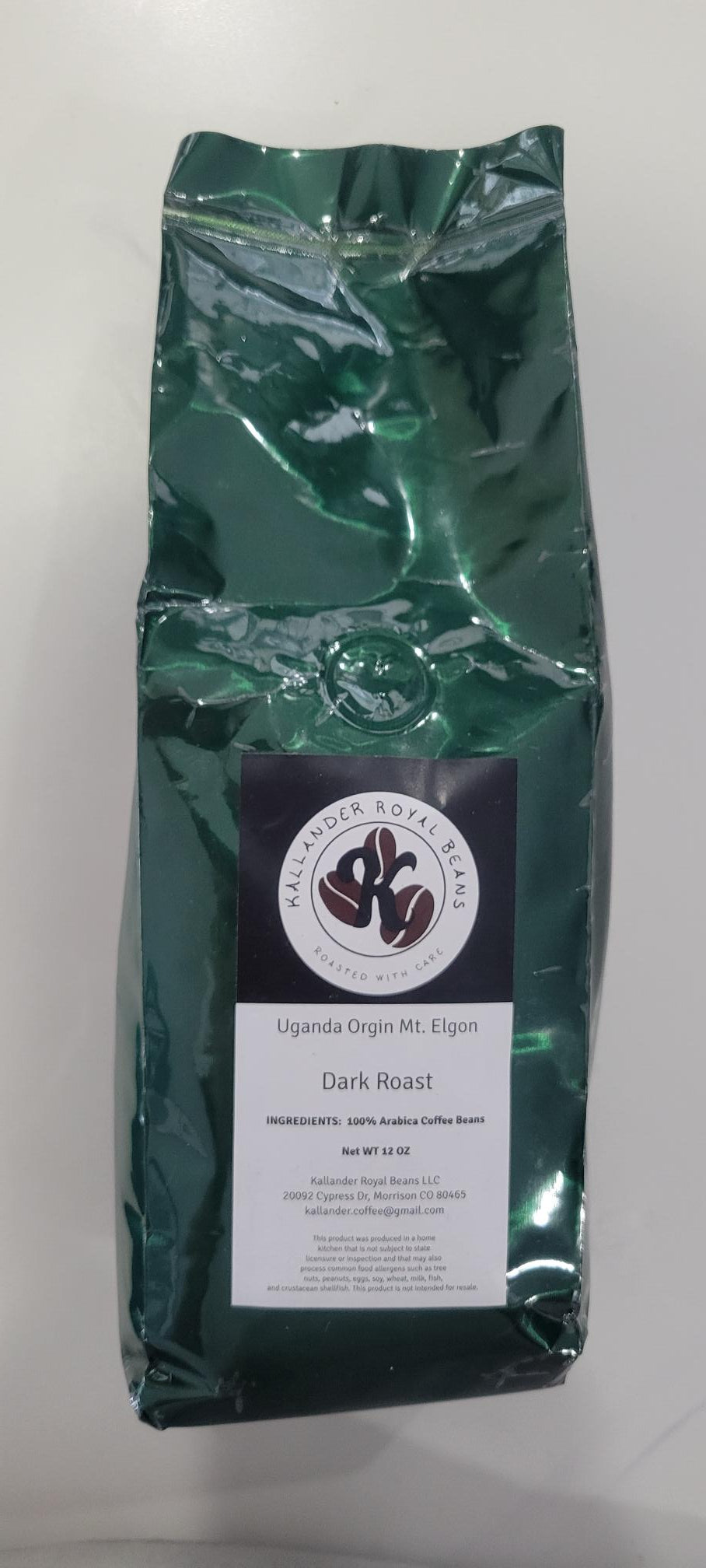 Uganda Mount Elgon Dark Roast Full Bean